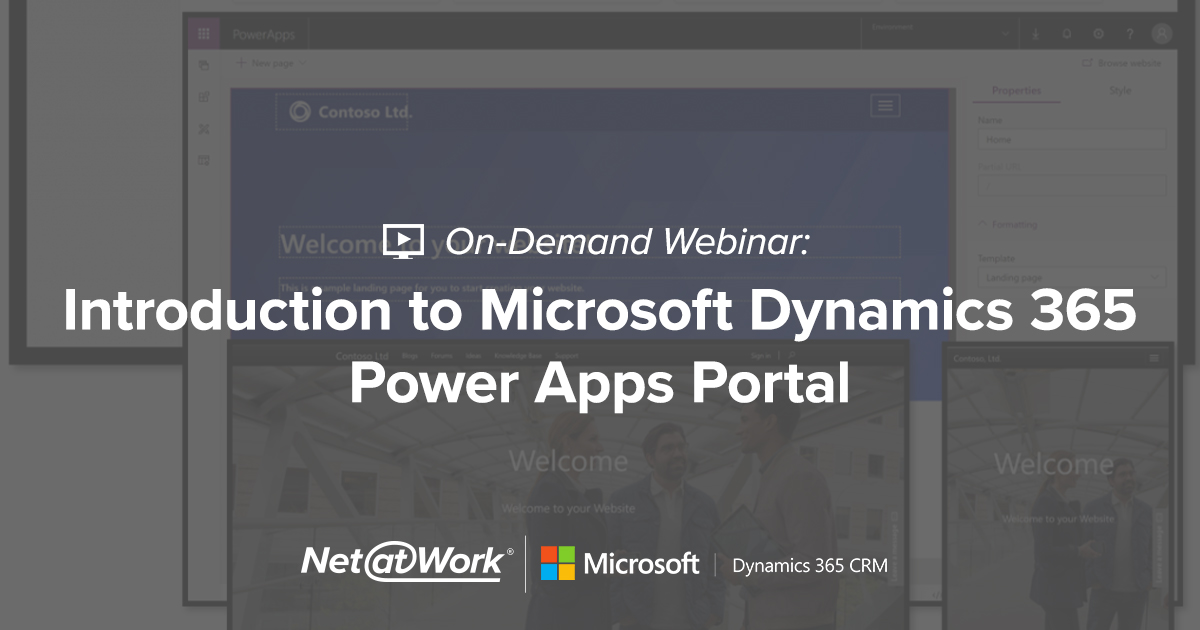 Introduction to Microsoft Dynamics 365 Power Apps Portal - Microsoft ...