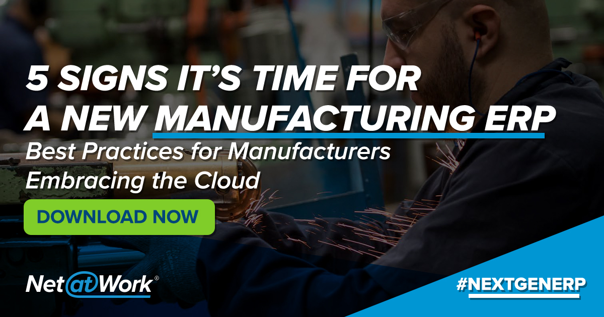 Manufacturing ERP Software: Five Signs That It’s Time for a New ERP