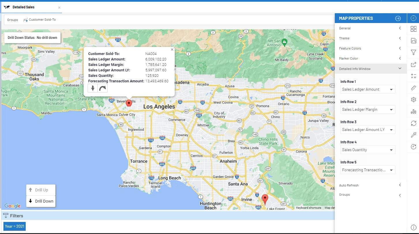 Sage X3 Tips: Using Maps to Visualize Data in Sage Enterprise Intelligence