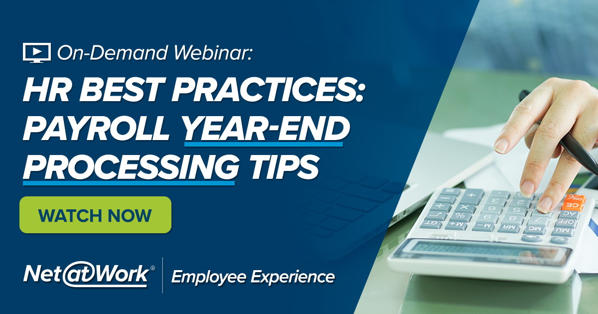 HR Best Practices: Payroll Year-end Processing Tips